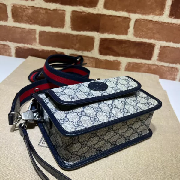 Yupoo bagsoffer Gucci Messenger bag with Interlocking G 0121