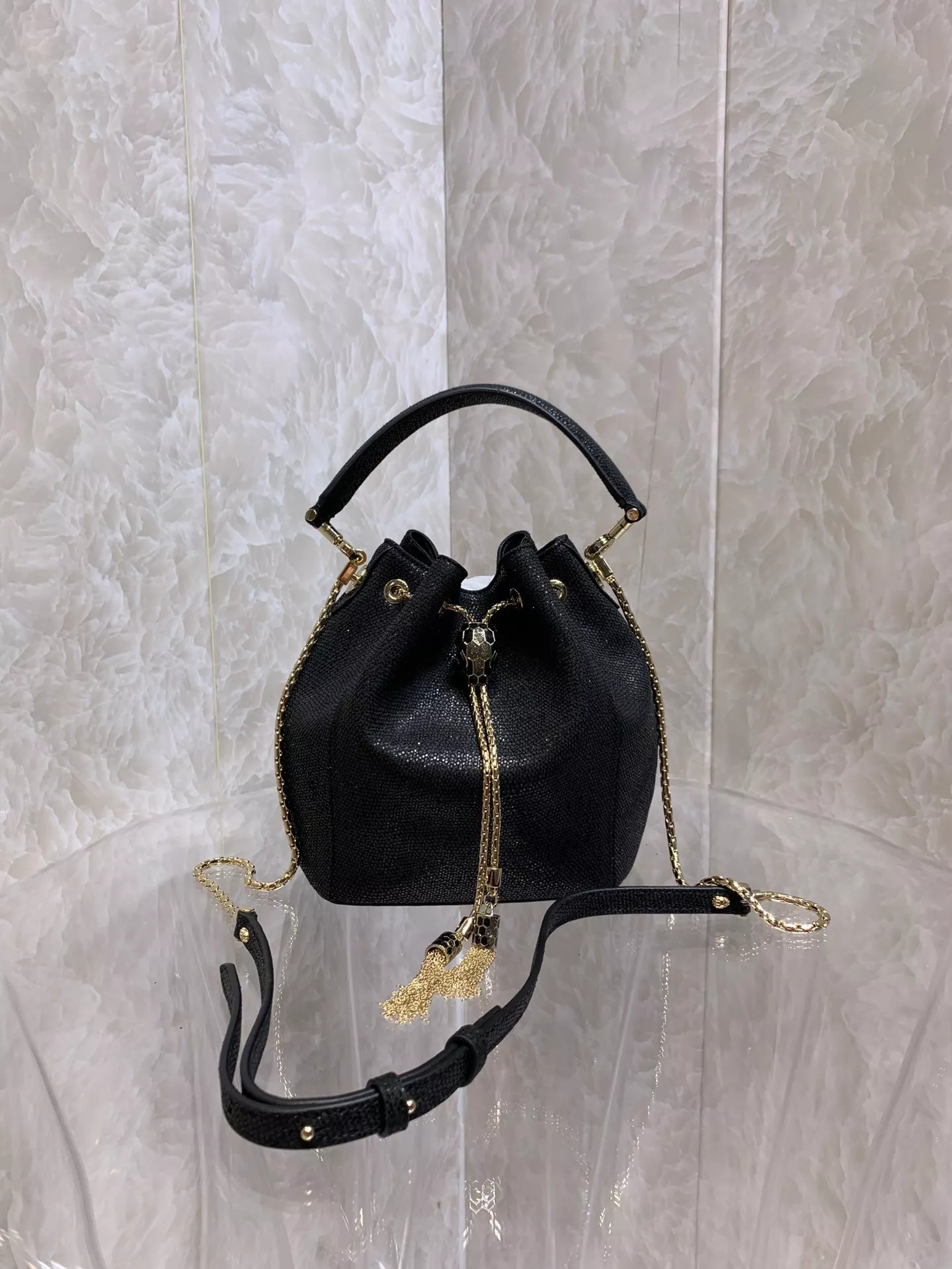 Bagsoffer yupoo BVLGARI SERPENTI FOREVER BUCKET BAG 0119