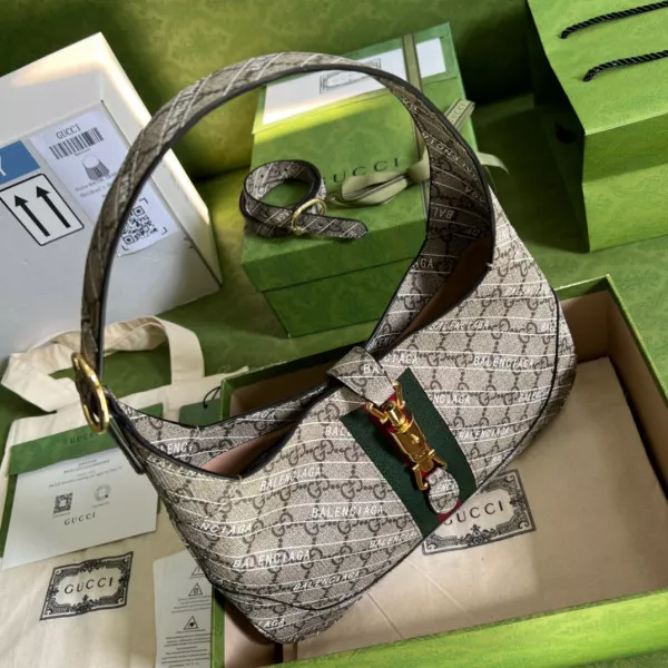 Yupoo bagsoffer GUCCI X BALENCIAGA Jackie 1961 small shoulder bag 0115