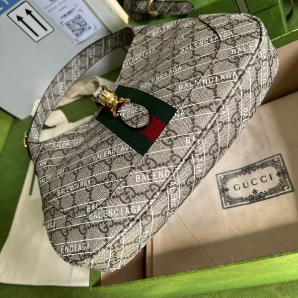 Yupoo bagsoffer GUCCI X BALENCIAGA Jackie 1961 small shoulder bag 0115