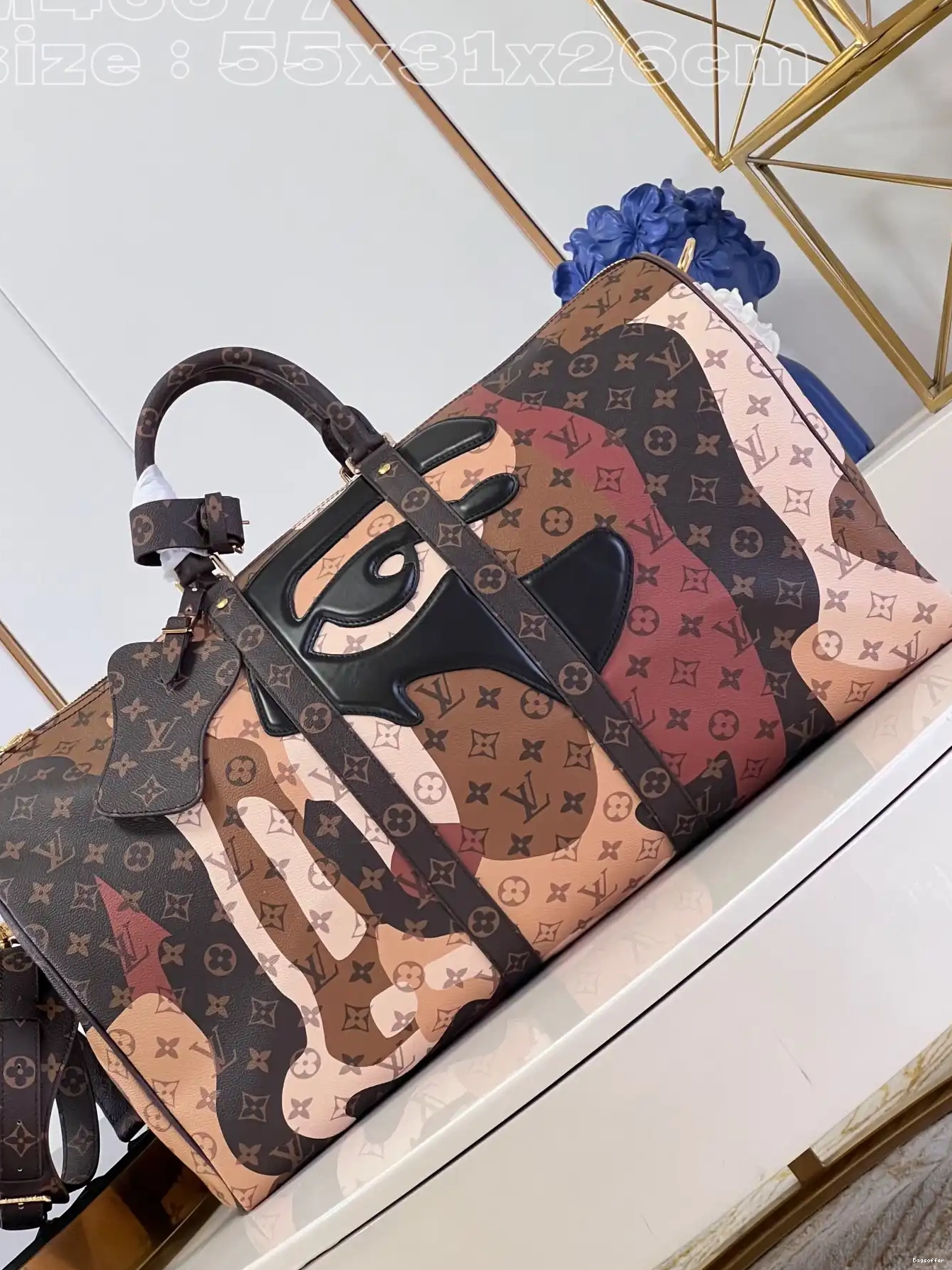 Bagsoffer yupoo VUITTON LOUIS 55 KEEPALL BANDOULIERE 0218