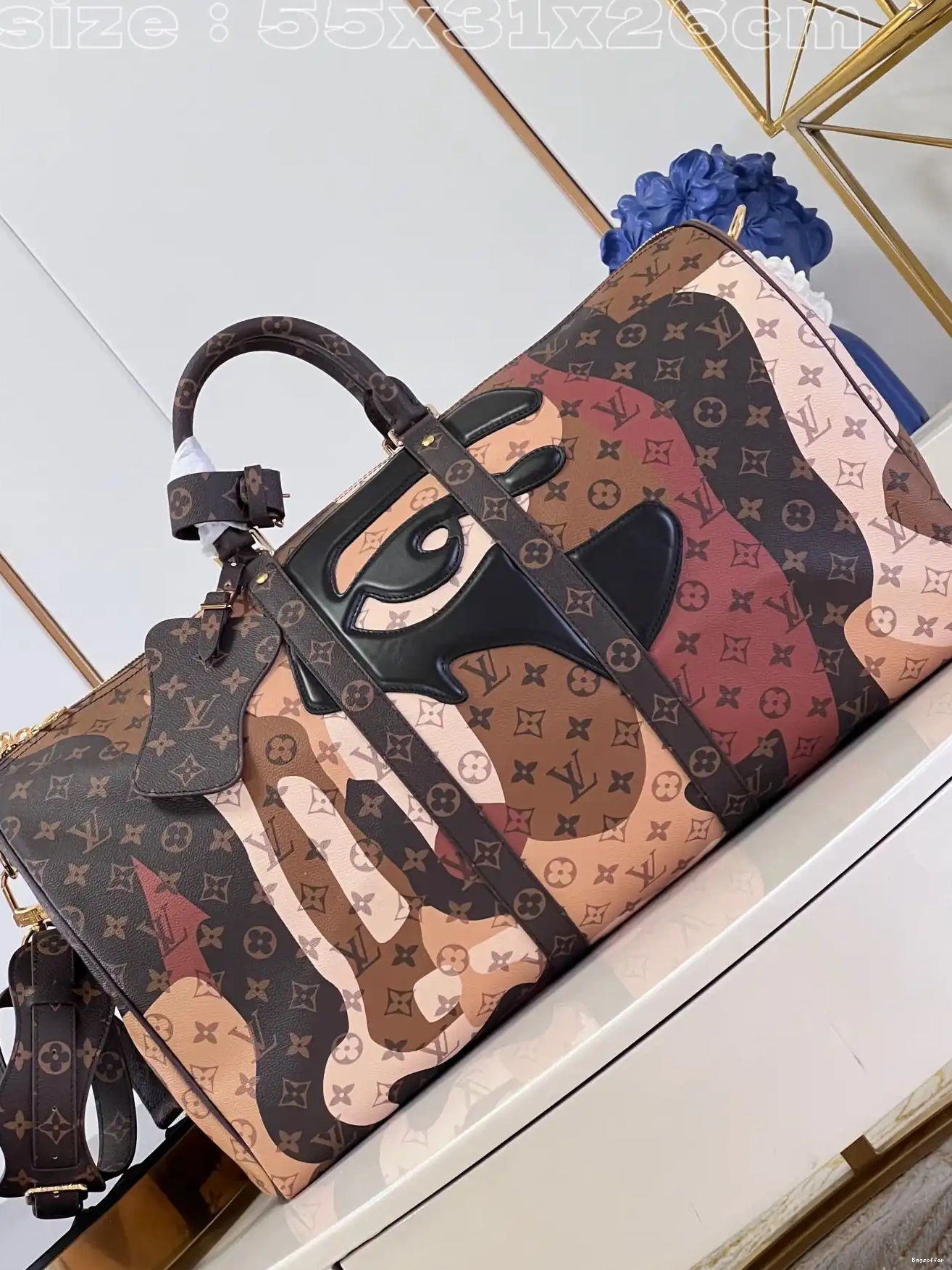 Bagsoffer yupoo VUITTON LOUIS 55 KEEPALL BANDOULIERE 0218