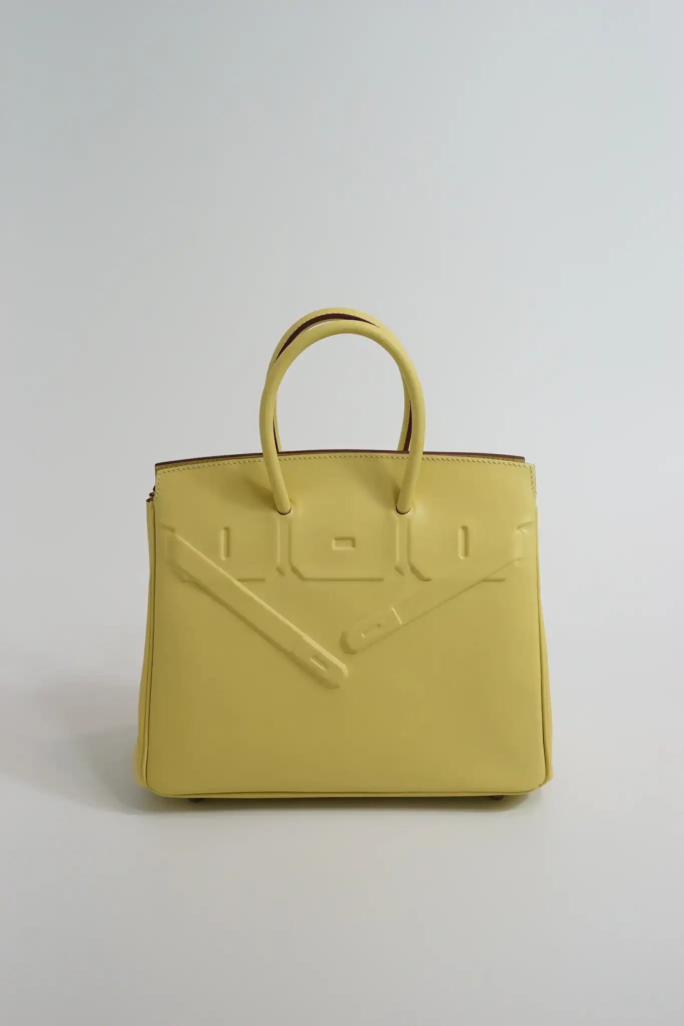 Bagsoffer HERMES BIRKIN SHADOW 25CM HANDMADE 0204