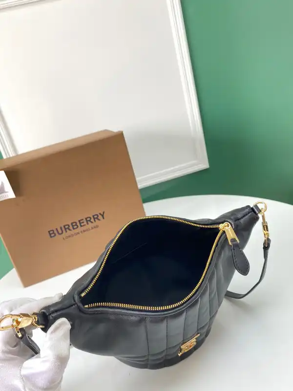 Bagsoffer BURBERRY Small Quilted Lambskin Crescent Lola Bag 0201