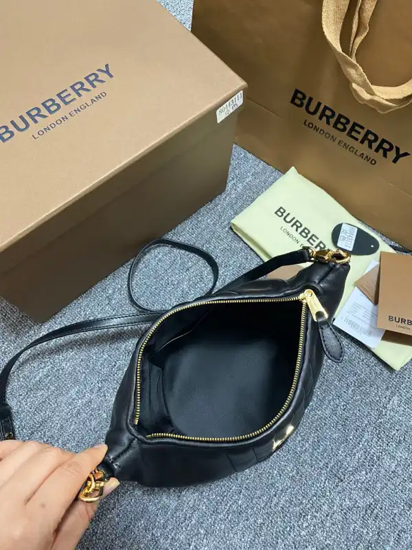 Bagsoffer BURBERRY Small Quilted Lambskin Crescent Lola Bag 0201