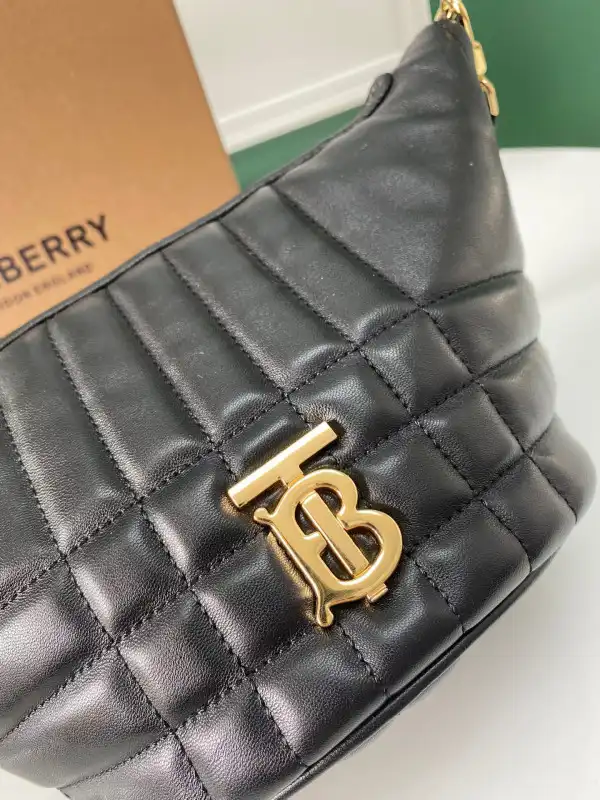 Bagsoffer BURBERRY Small Quilted Lambskin Crescent Lola Bag 0201